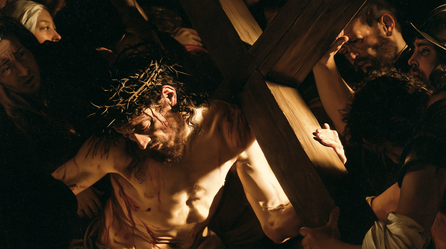 Le Chemin de croix — Caravage - ténébrisme · Paysage n° 16 — aperçu de la finition sélectionnée