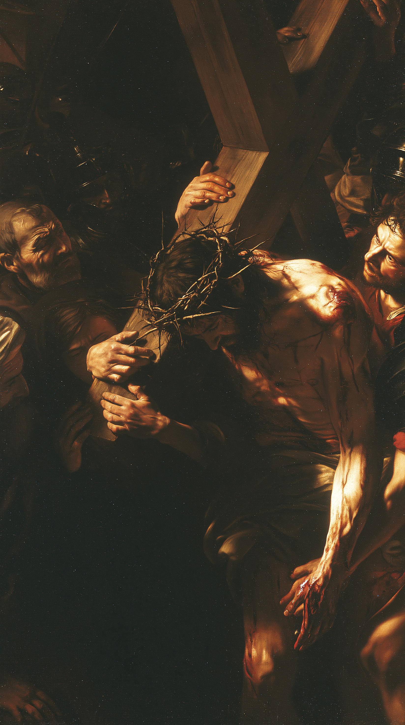 Le Chemin de croix — Caravage - ténébrisme · Portrait n° 6 — aperçu de la finition sélectionnée