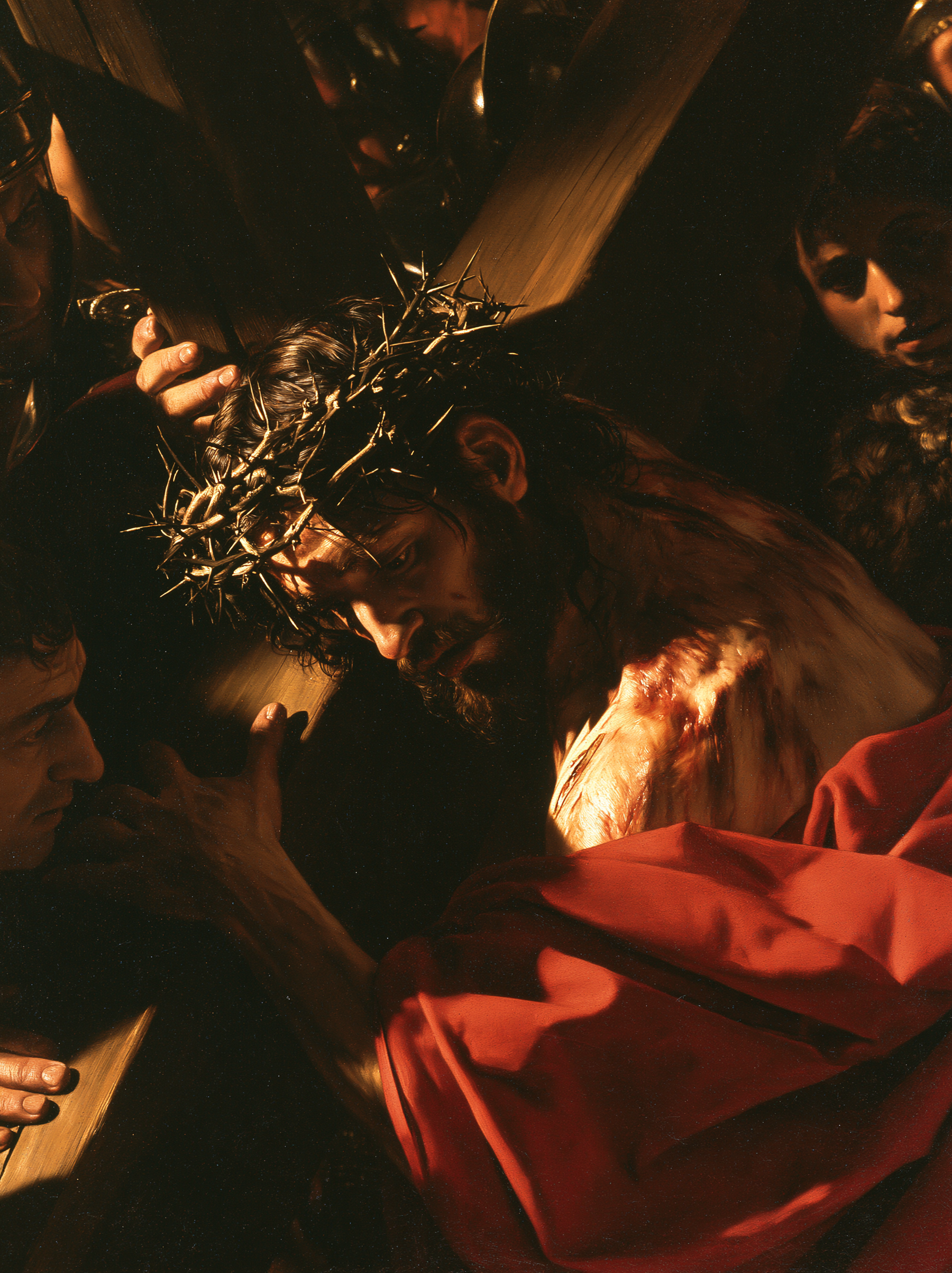 Le Chemin de croix — Caravage - ténébrisme · Portrait n° 12 — aperçu de la finition sélectionnée