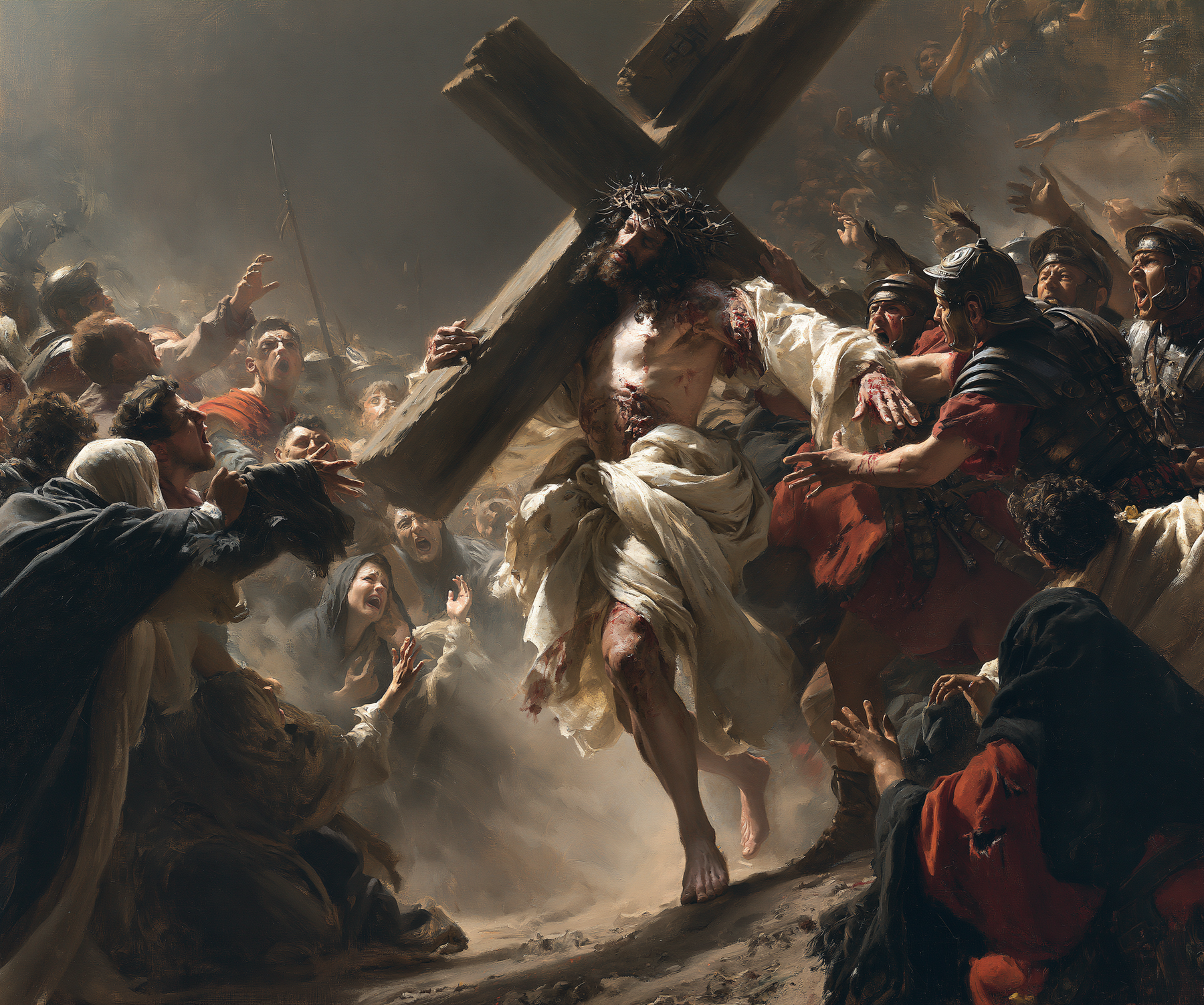Le Chemin de croix — Explosion de mouvement · Paysage n° 6 — aperçu de la finition sélectionnée
