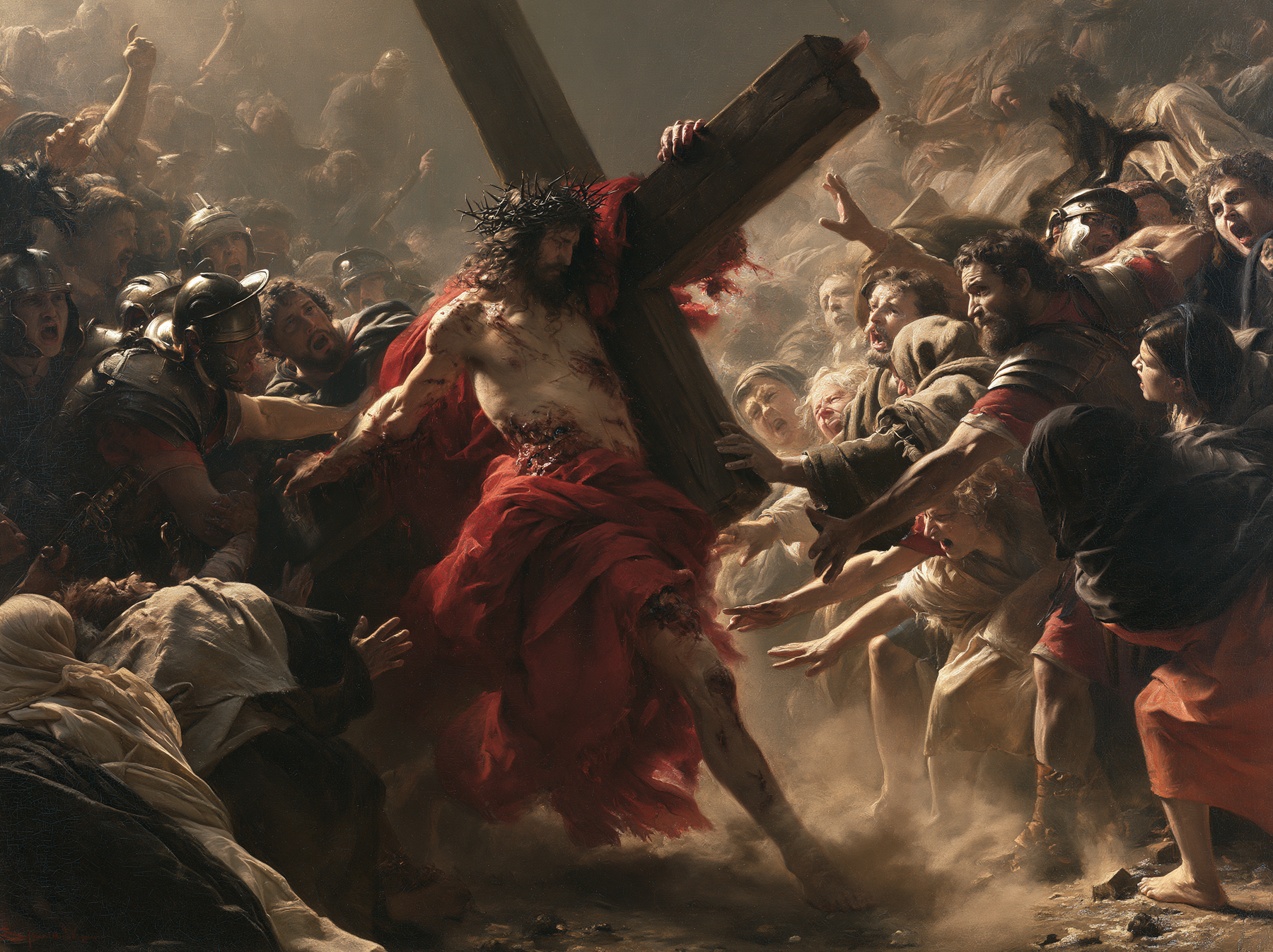 Le Chemin de croix — Explosion de mouvement · Paysage n° 10 — aperçu de la finition sélectionnée