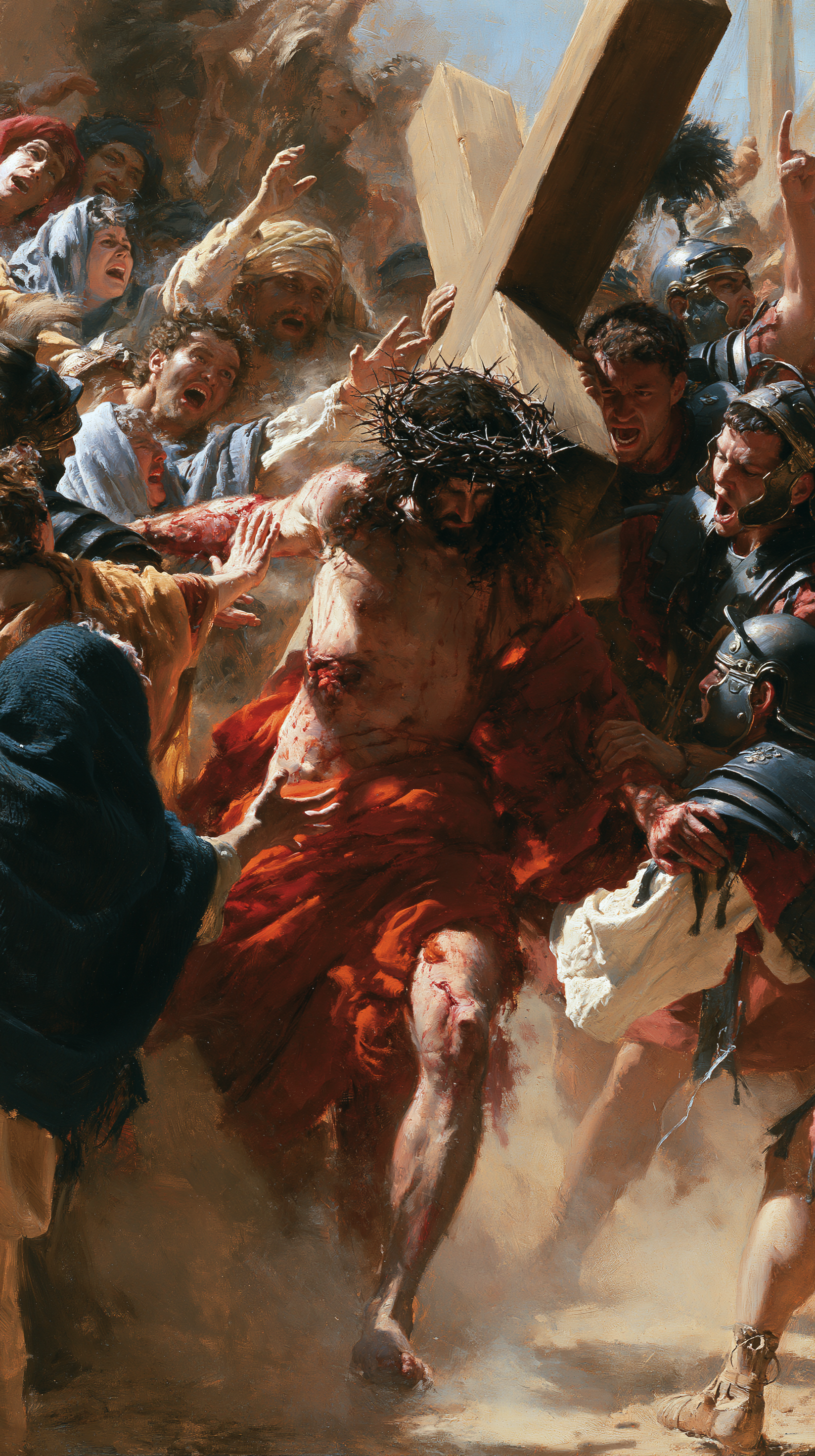 Le Chemin de croix — Explosion de mouvement · Portrait n° 3 — aperçu de la finition sélectionnée