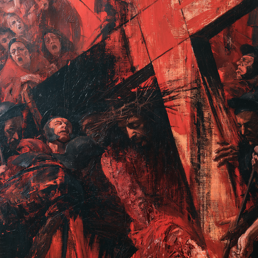 Le Chemin de croix — Expressionniste · Carré n° 2