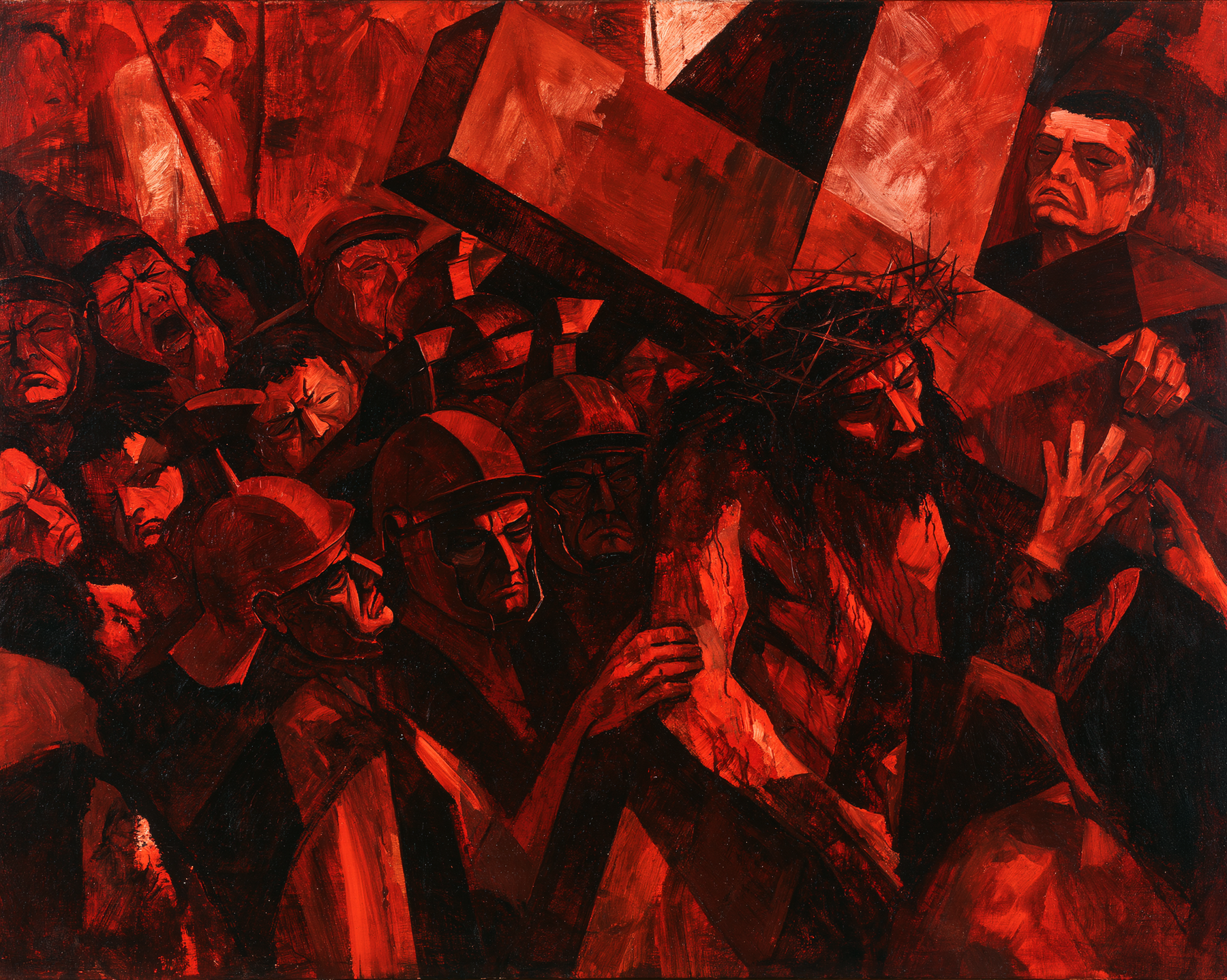 Le Chemin de croix — Expressionniste · Paysage n° 7 — aperçu de la finition sélectionnée