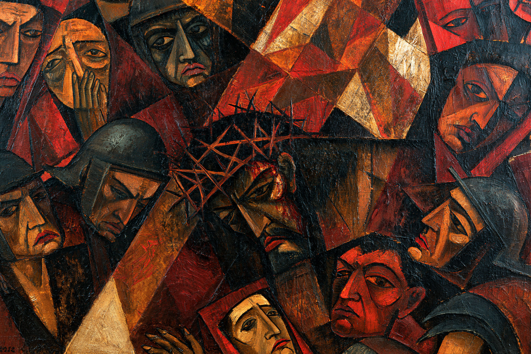 Le Chemin de croix — Expressionniste · Paysage n° 12 — aperçu de la finition sélectionnée
