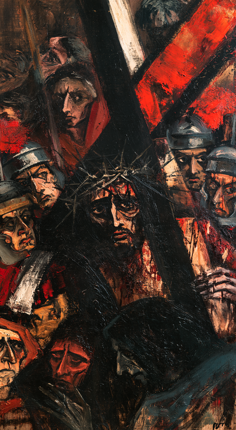 Le Chemin de croix — Expressionniste · Portrait n° 6