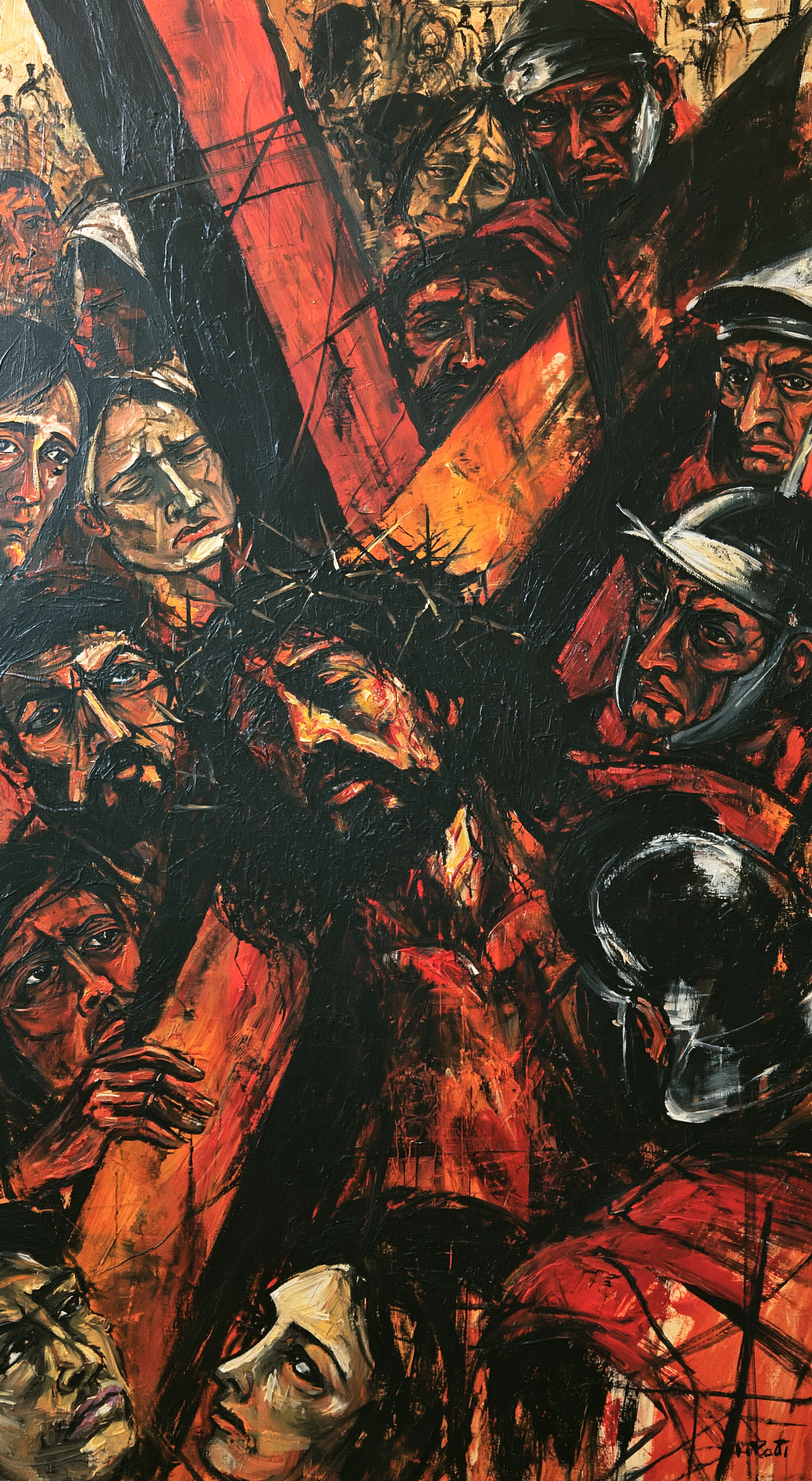 Le Chemin de croix — Expressionniste · Portrait n° 7 — aperçu de la finition sélectionnée