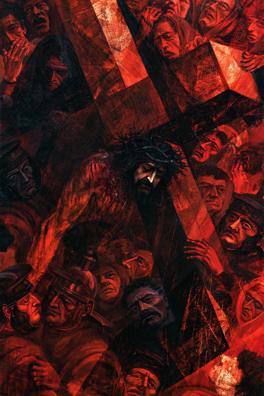 The Stations of the Cross - Expressionist · Portrait n° 10 - Christian art