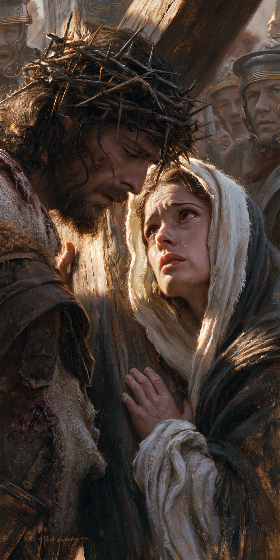 Le Chemin de croix — Jésus rencontre sa mère · Portrait n° 11