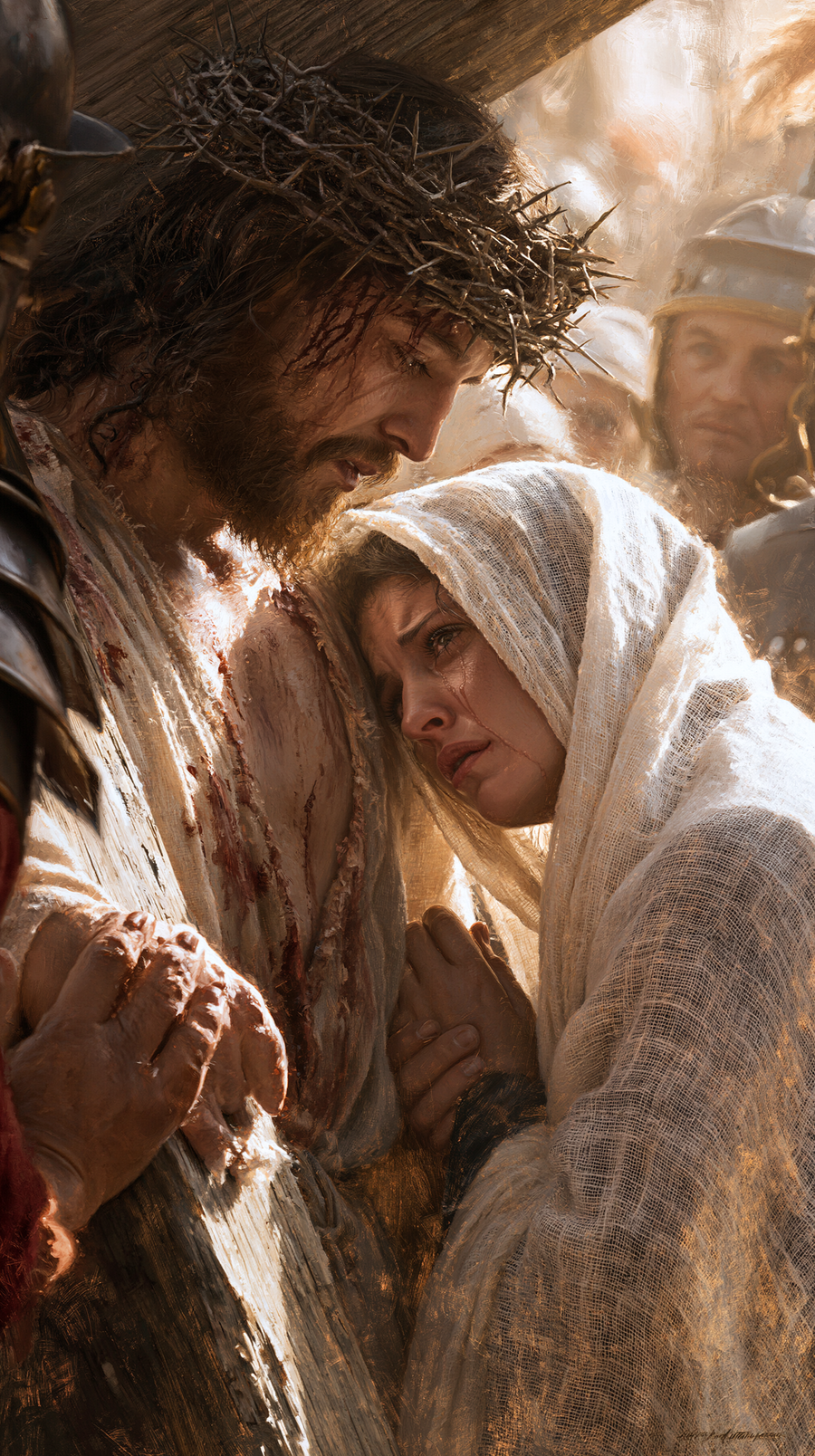 Le Chemin de croix — Jésus rencontre sa mère · Portrait n° 39