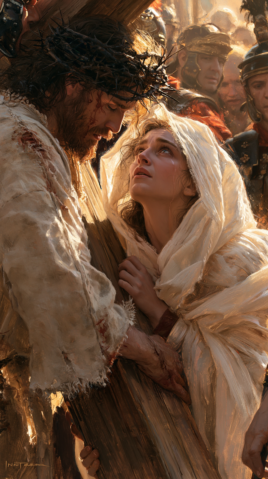 Le Chemin de croix — Jésus rencontre sa mère · Portrait n° 49