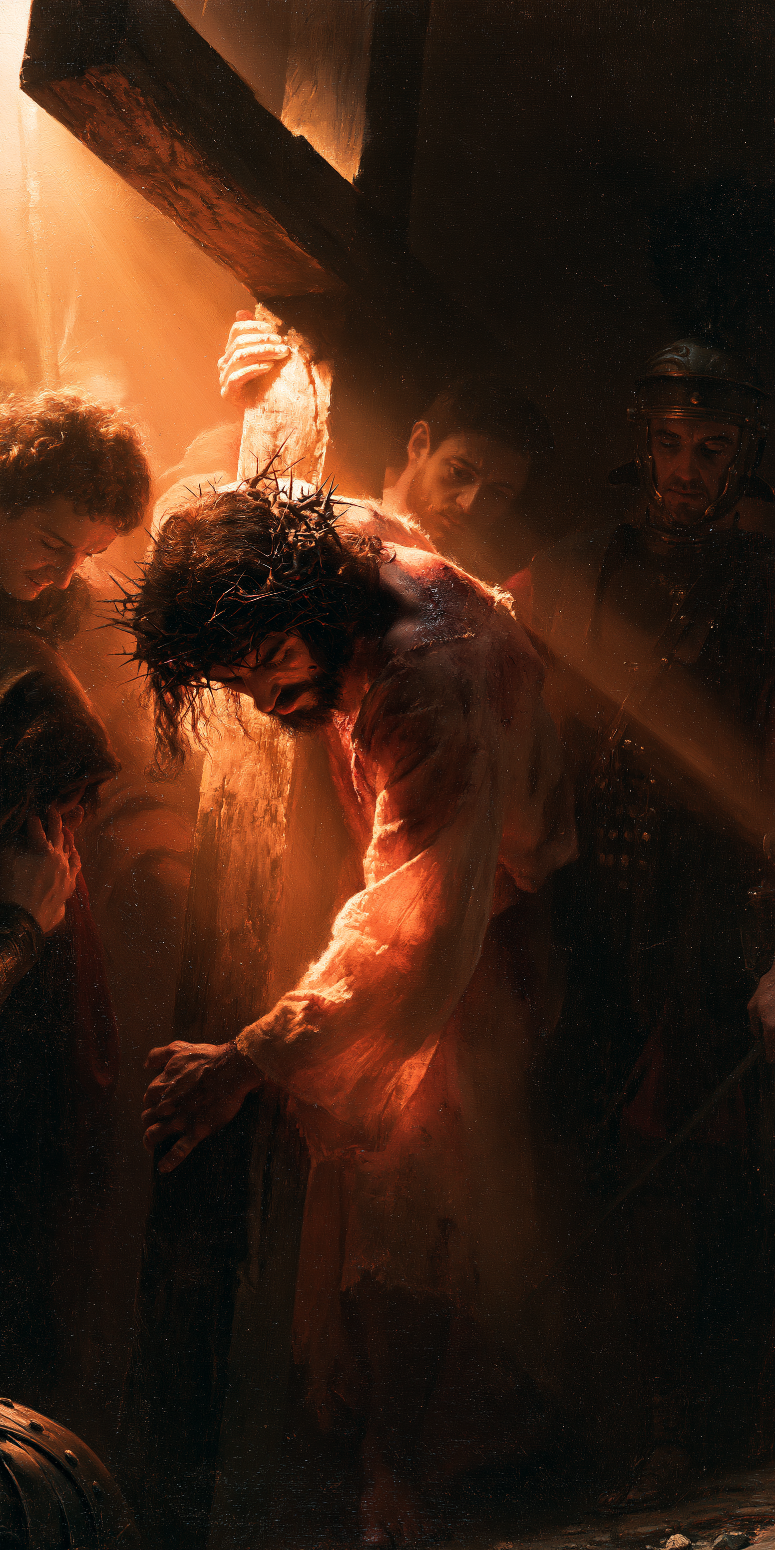 Le Chemin de croix — Le Christ comme lumière divine · Portrait n° 2 — aperçu de la finition sélectionnée