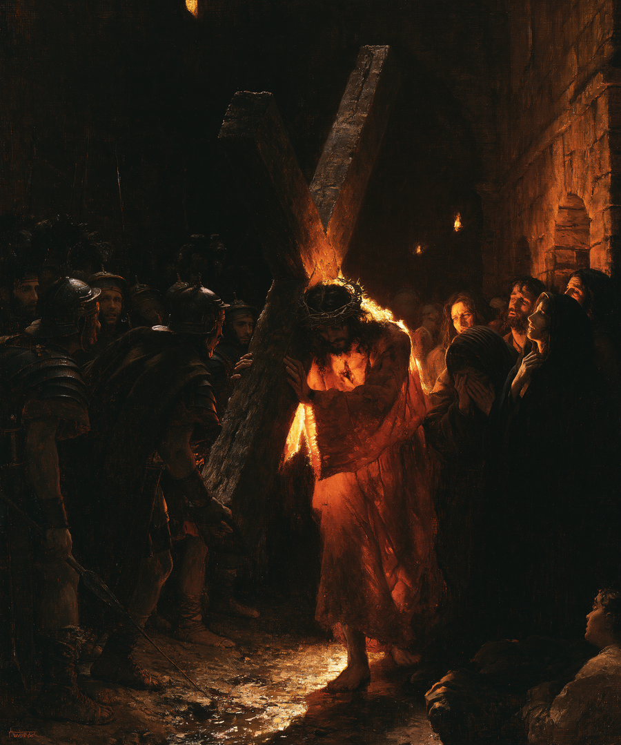 Le Chemin de croix — Le Christ comme lumière divine · Portrait n° 6