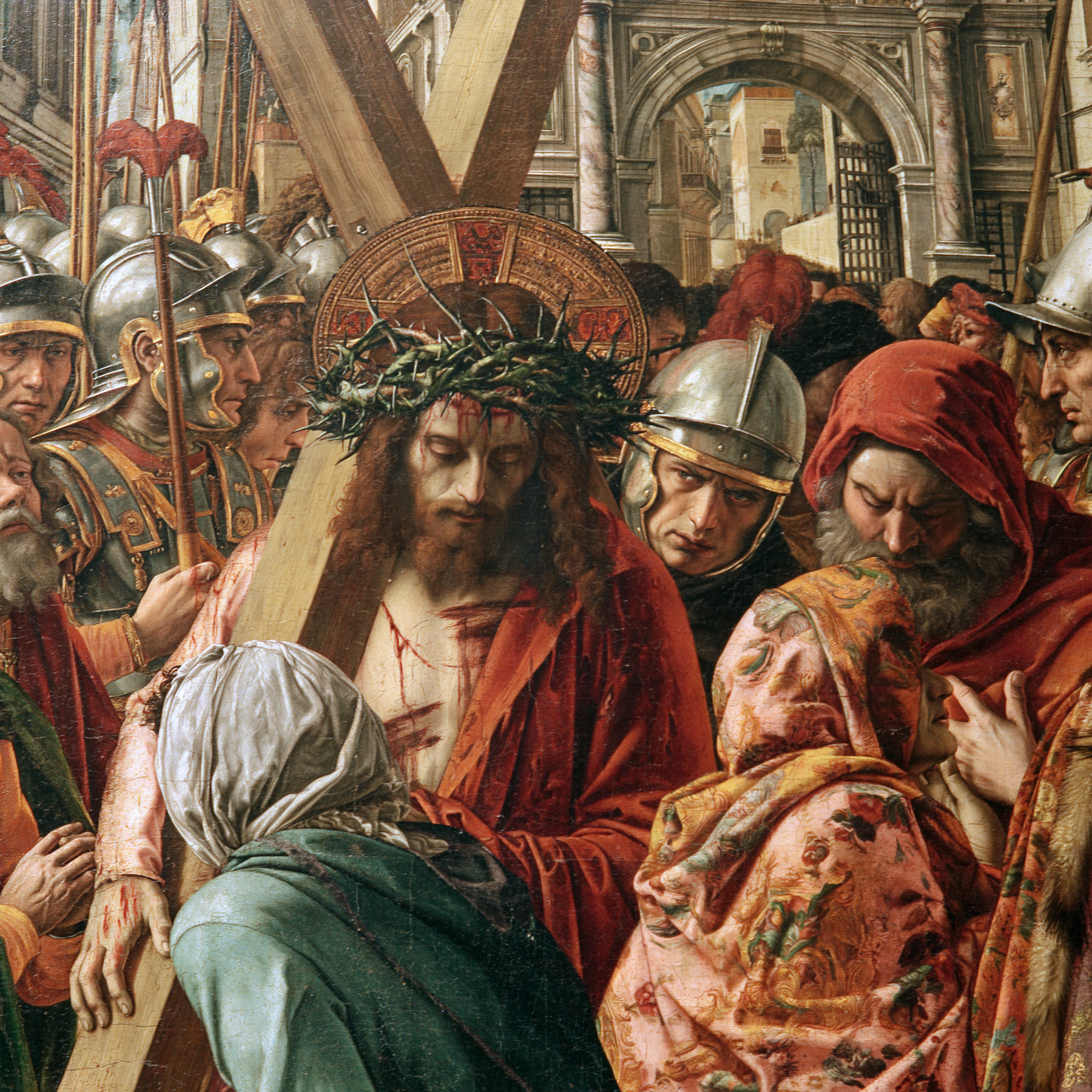 Le Chemin de croix — Renaissance florentine · Carré n° 1 — aperçu de la finition sélectionnée