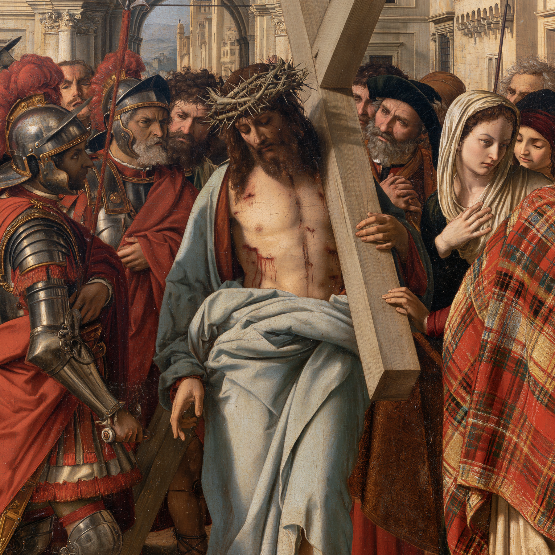 Le Chemin de croix — Renaissance florentine · Carré n° 2 — aperçu de la finition sélectionnée