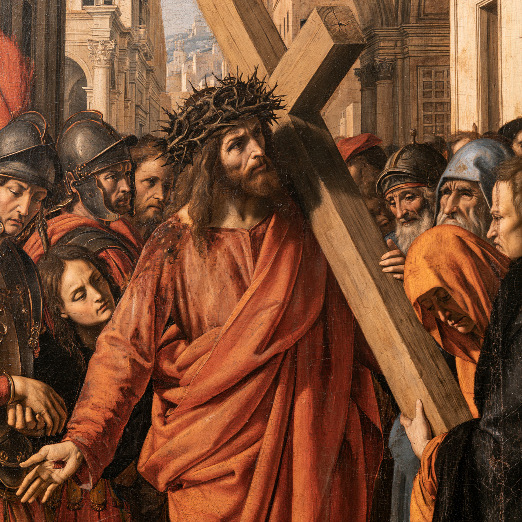 Le Chemin de croix — Renaissance florentine · Carré n° 3 — aperçu de la finition sélectionnée