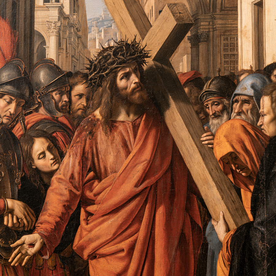 Le Chemin de croix — Renaissance florentine · Carré n° 3