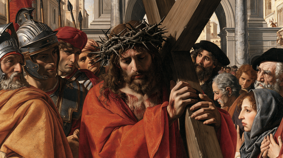 Le Chemin de croix — Renaissance florentine · Paysage n° 18