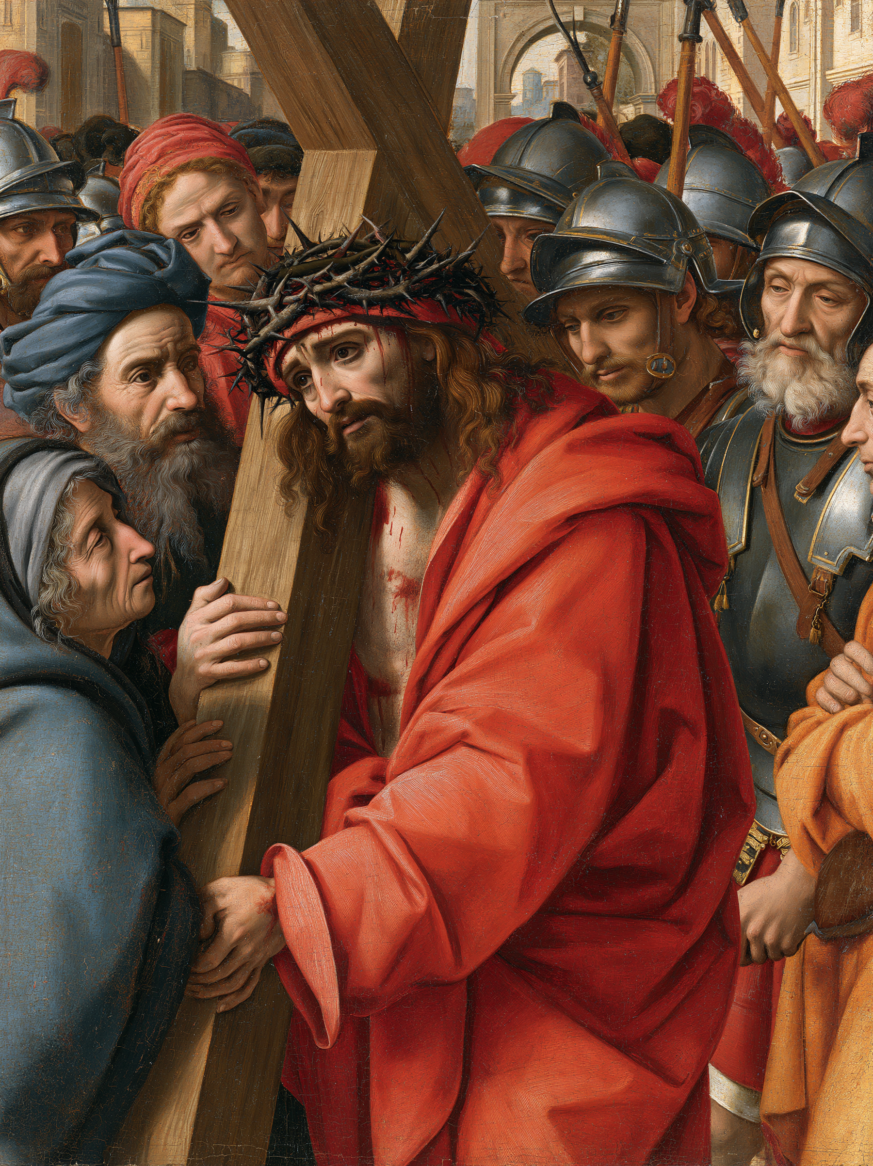 Le Chemin de croix — Renaissance florentine · Portrait n° 15 — aperçu de la finition sélectionnée
