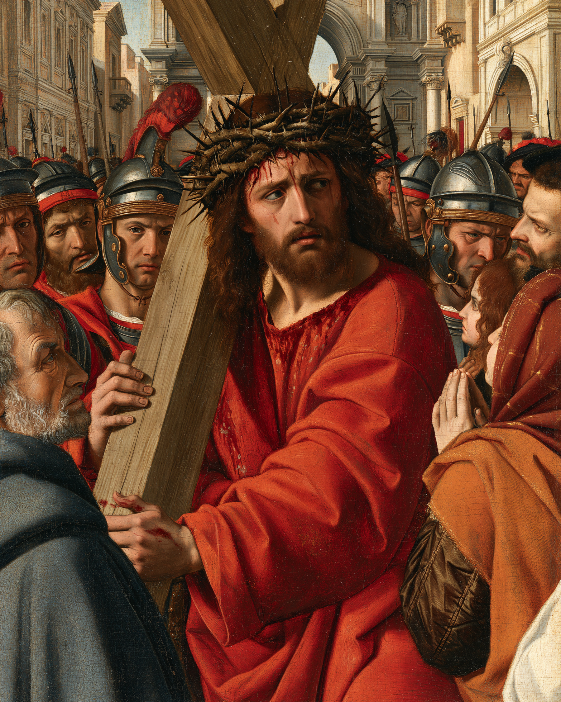 Le Chemin de croix — Renaissance florentine · Portrait n° 18 — aperçu de la finition sélectionnée