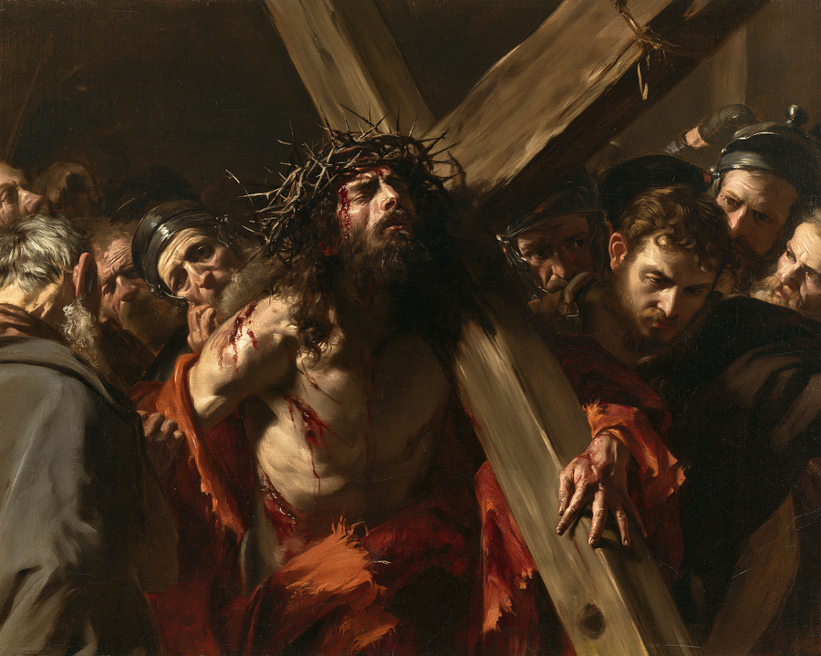 Le Chemin de croix — Rouge du sacrifice · Paysage n° 2