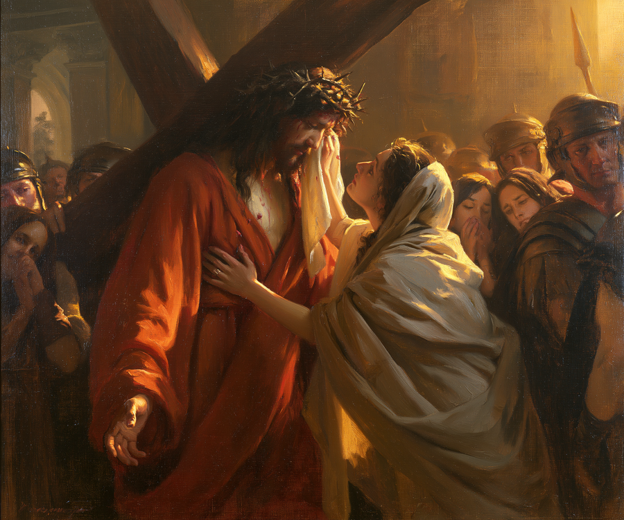 Le Chemin de croix — Véronique et le visage du Christ · Paysage n° 1