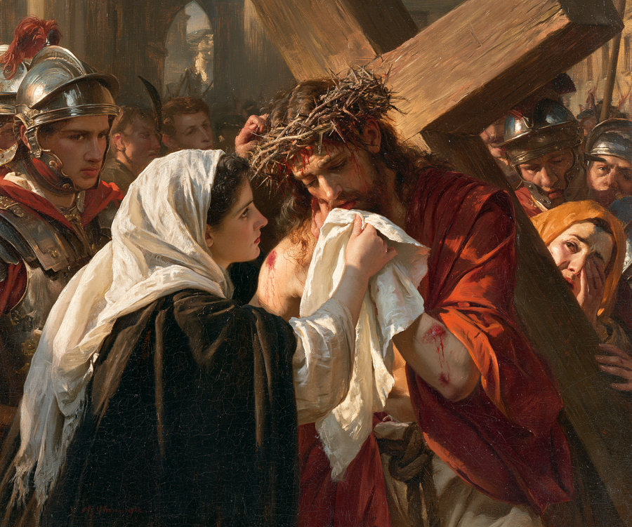 Le Chemin de croix — Véronique et le visage du Christ · Paysage n° 2