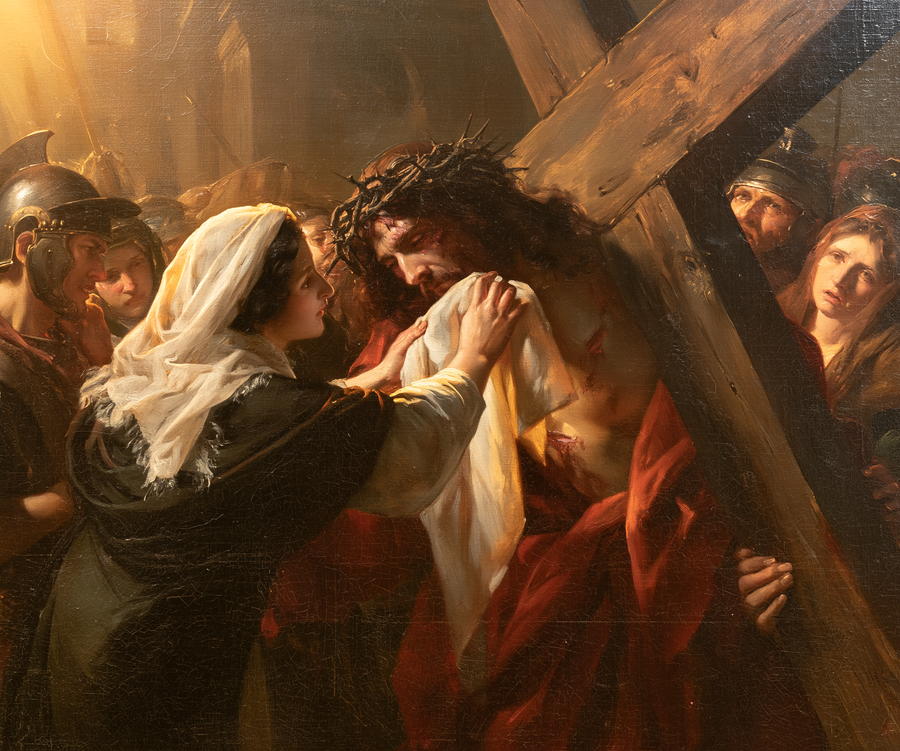 Le Chemin de croix — Véronique et le visage du Christ · Paysage n° 4