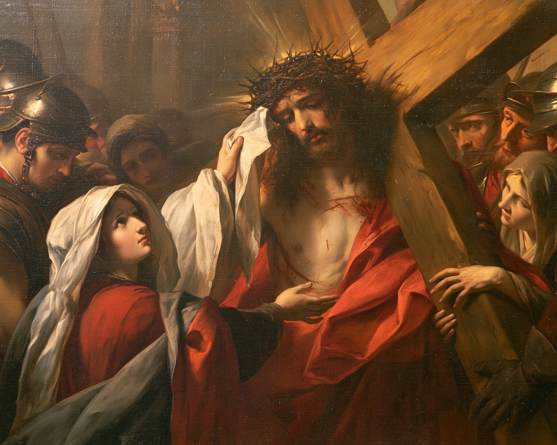 Le Chemin de croix — Véronique et le visage du Christ · Paysage n° 8 — aperçu de la finition sélectionnée