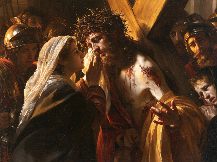 Le Chemin de croix — Véronique et le visage du Christ · Paysage n° 9