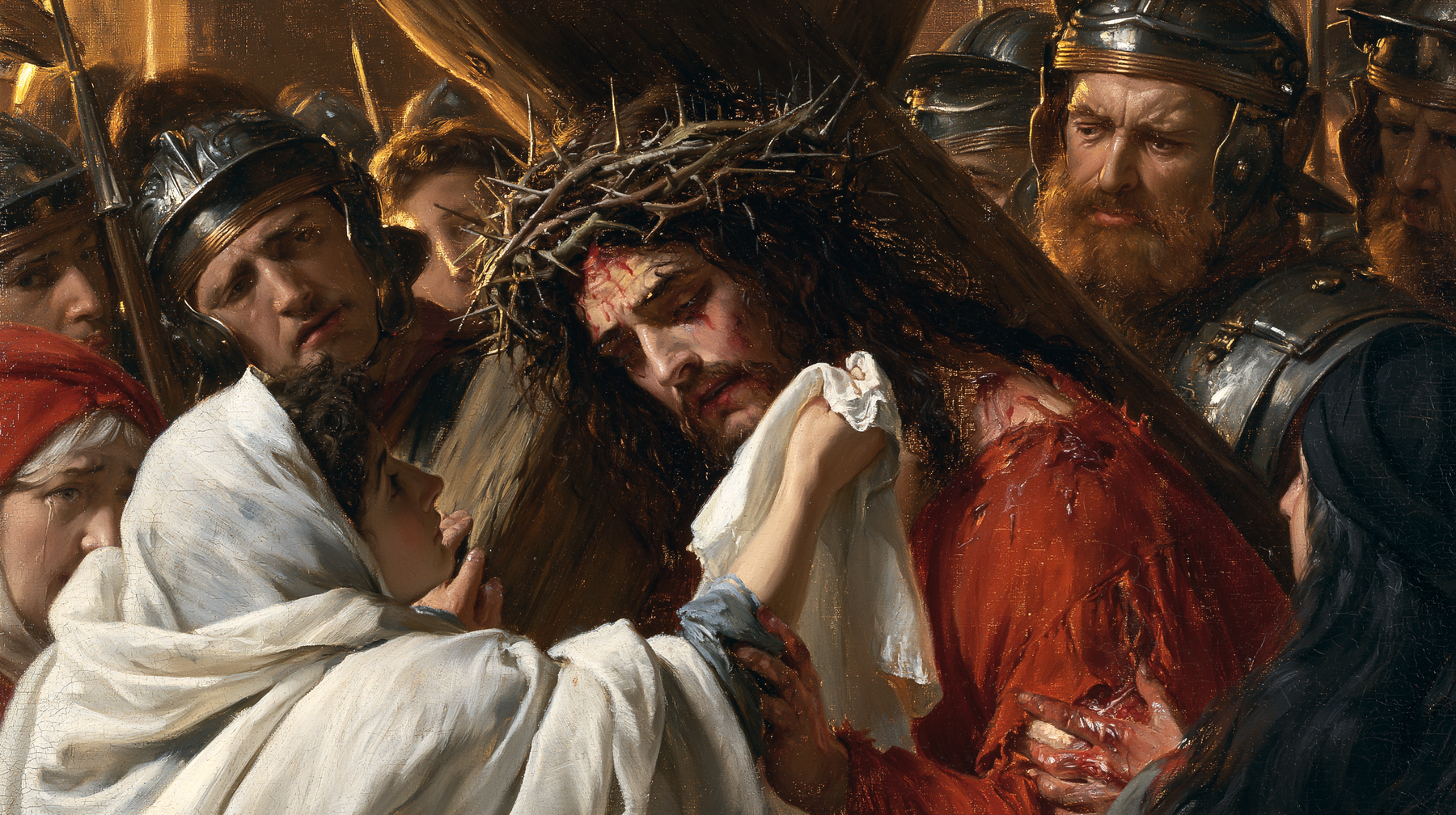 Le Chemin de croix — Véronique et le visage du Christ · Paysage n° 17 — aperçu de la finition sélectionnée