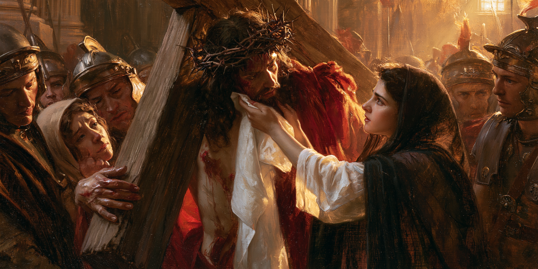 Le Chemin de croix — Véronique et le visage du Christ · Paysage n° 21 — aperçu de la finition sélectionnée