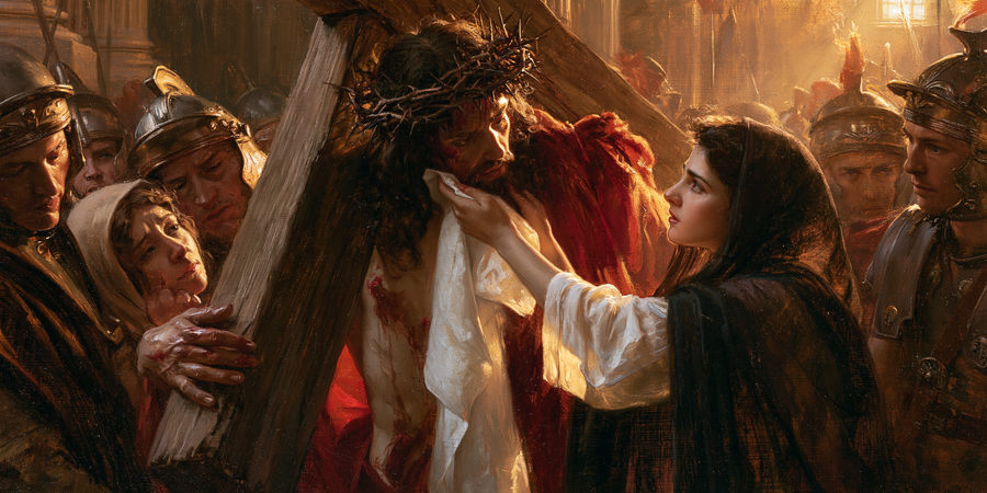 Le Chemin de croix — Véronique et le visage du Christ · Paysage n° 21