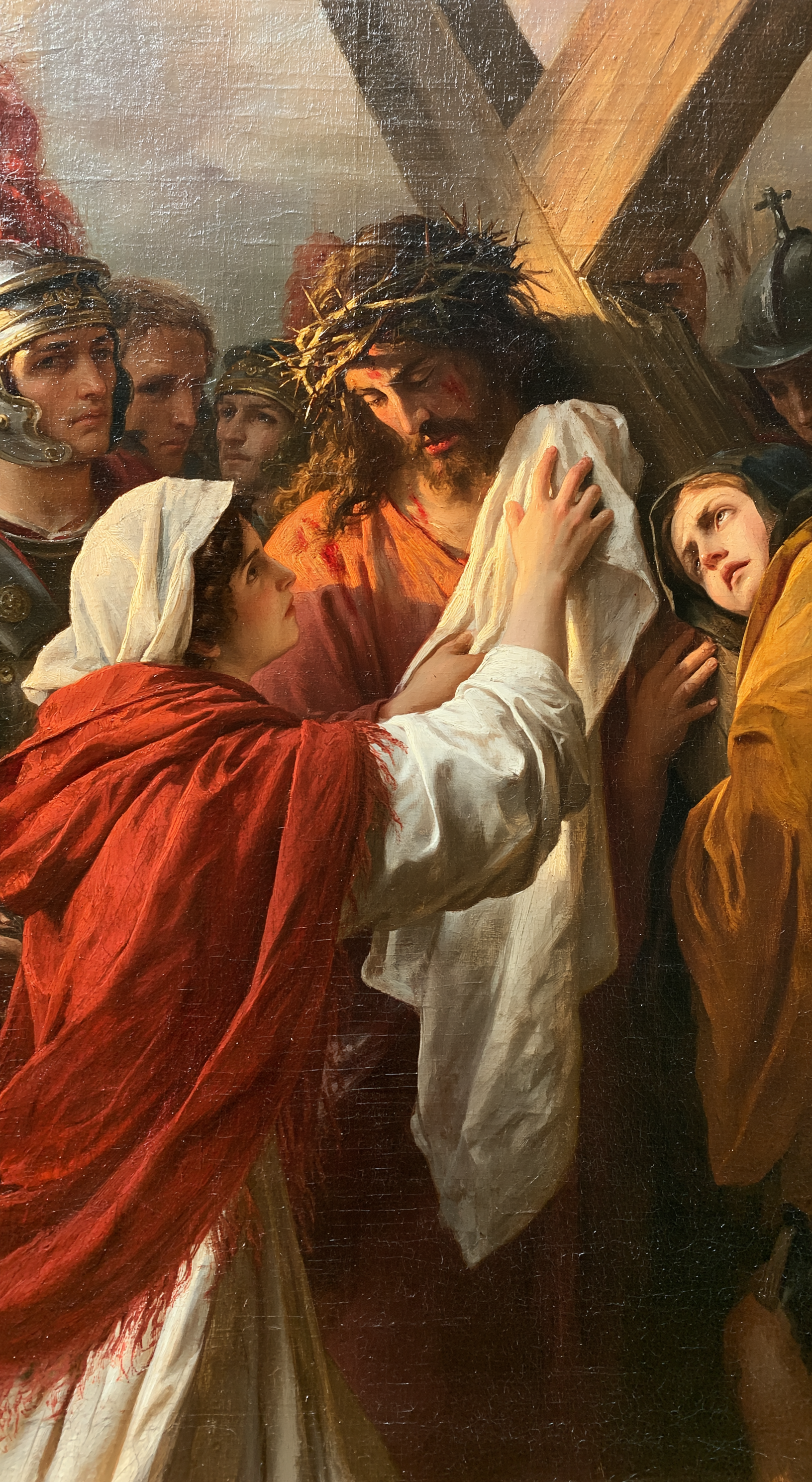 Le Chemin de croix — Véronique et le visage du Christ · Portrait n° 7 — aperçu de la finition sélectionnée
