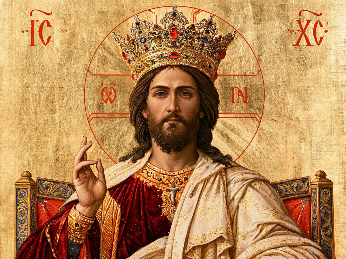 Jesus the King - Contemporary Byzantine · Landscape n° 8