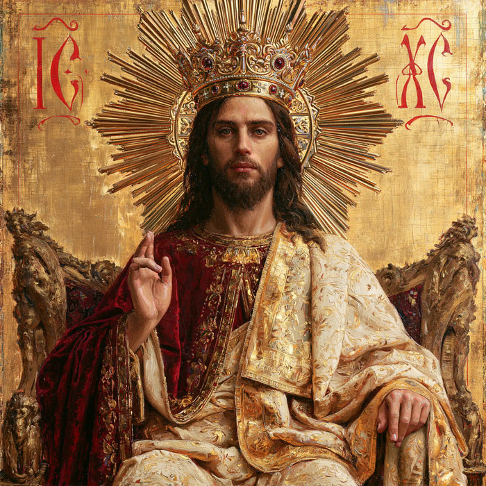 Jesus the King — The Throne Beneath the Sculpted Sun