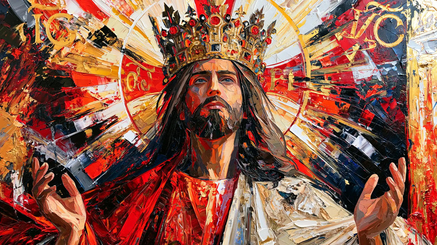 Jesus the King - Expressionist · Landscape n° 8