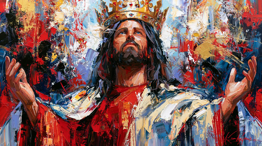 Jesus the King - Expressionist · Landscape n° 12