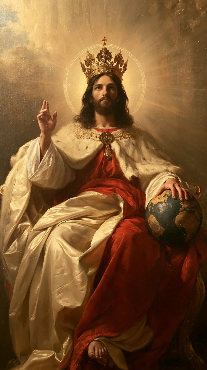 Jesus the King - The Globe of the World · Portrait n° 3