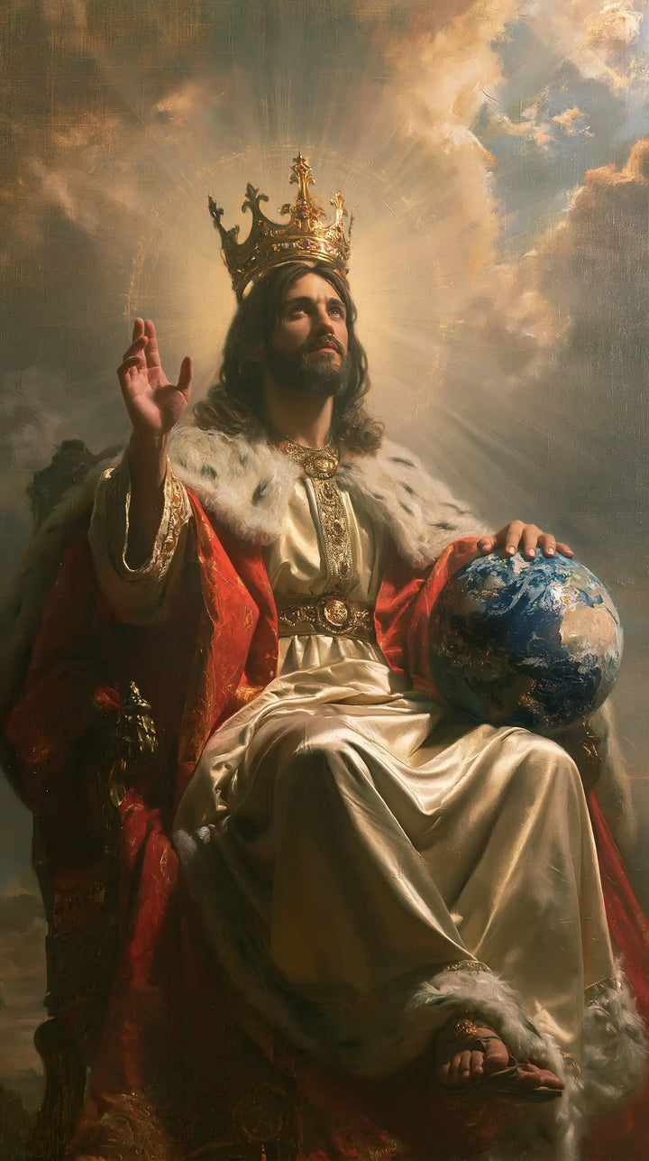 Jesus the King - The Globe of the World · Portrait n° 4