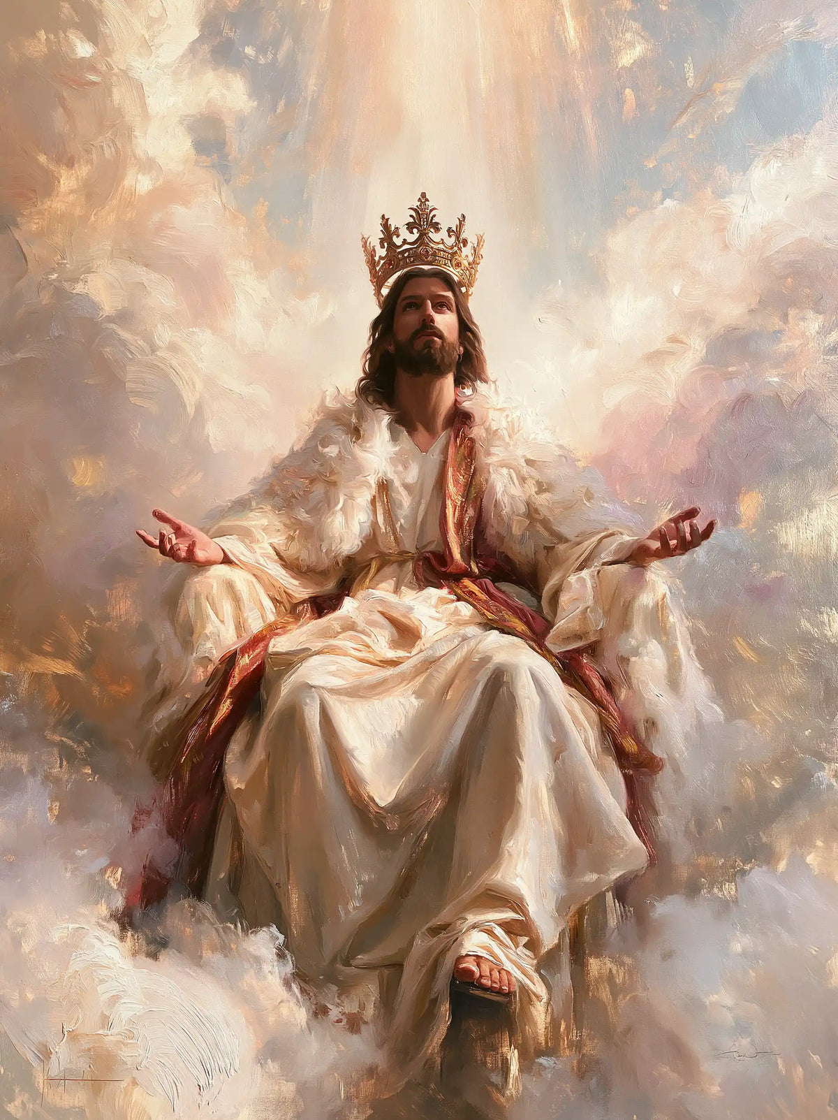 Jesus the King — Majesty in Pearly Mist