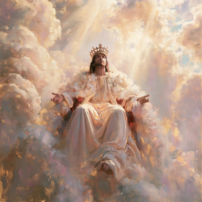 Jesus the King - Impressionist · Square n° 6