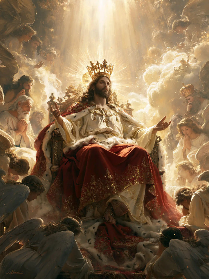 Jesus the King - Jesus the King with Angels · Portrait n° 11
