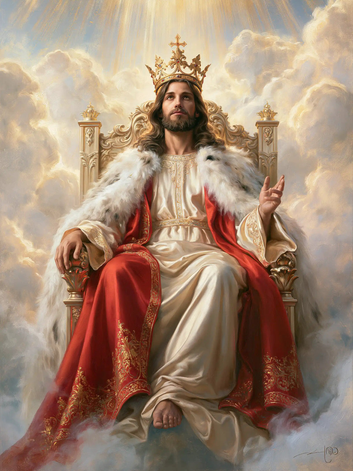 Jesus the King — Ivory in the Blue Clearing