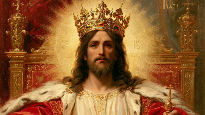 Jesus the King - Red, Ivory and Gold · Landscape n° 14