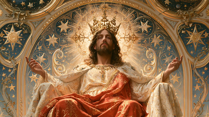 Jesus the King - Sacred Art Nouveau · Landscape n° 6