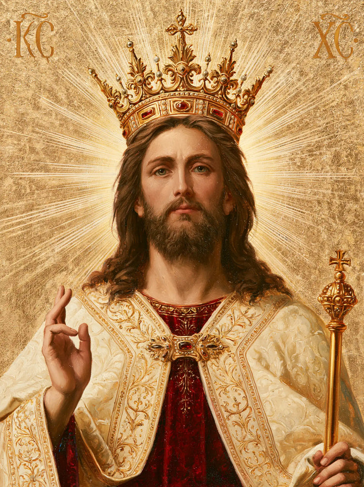 Jesus the King - Sacred Gold · Portrait n° 11