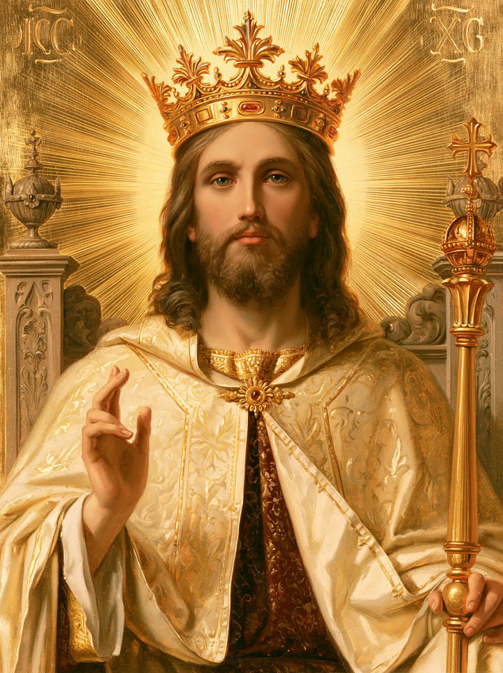 Jesus the King - Sacred Gold · Portrait n° 14