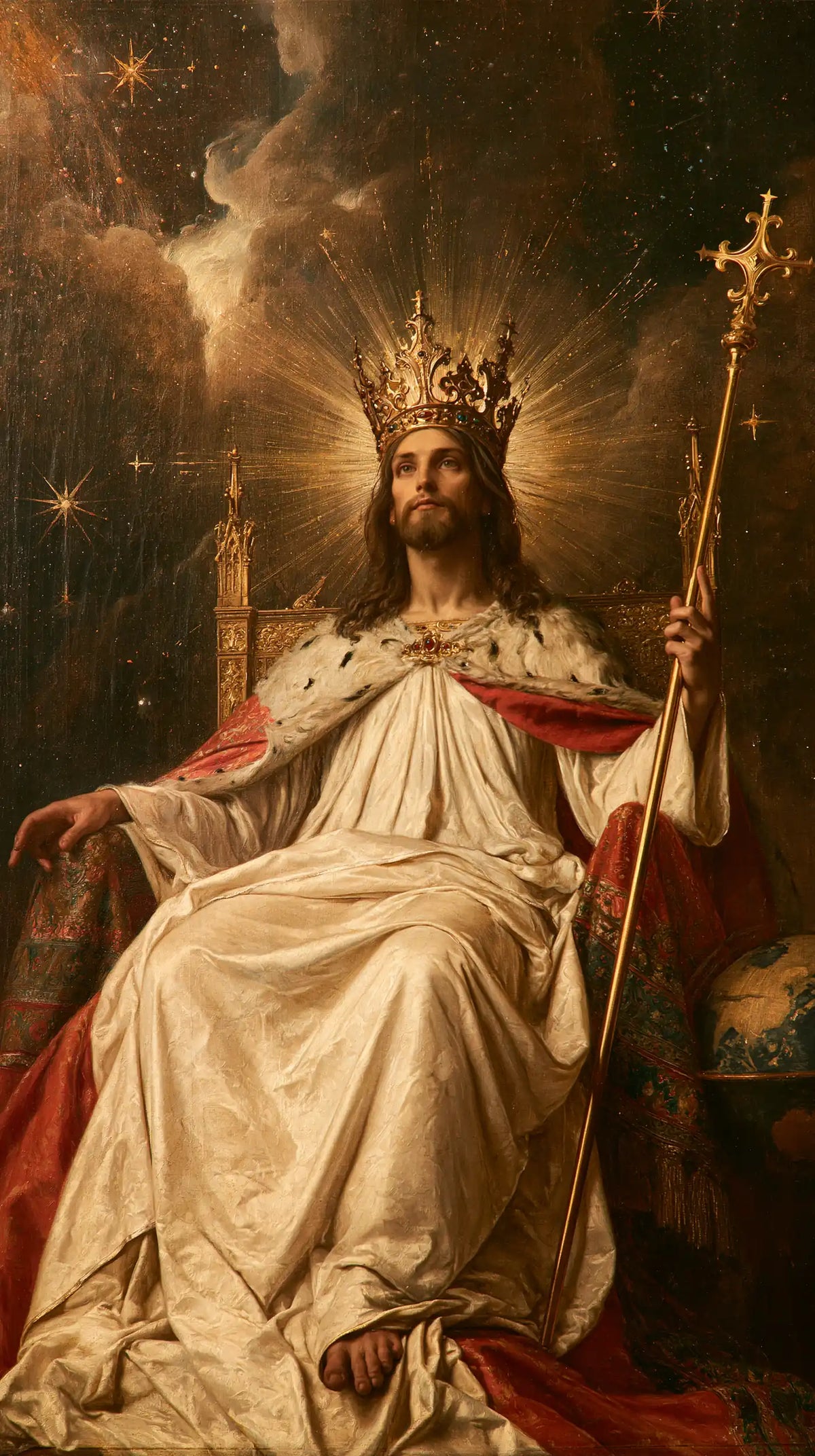 Jesus the King - Symbolist · Portrait n° 3