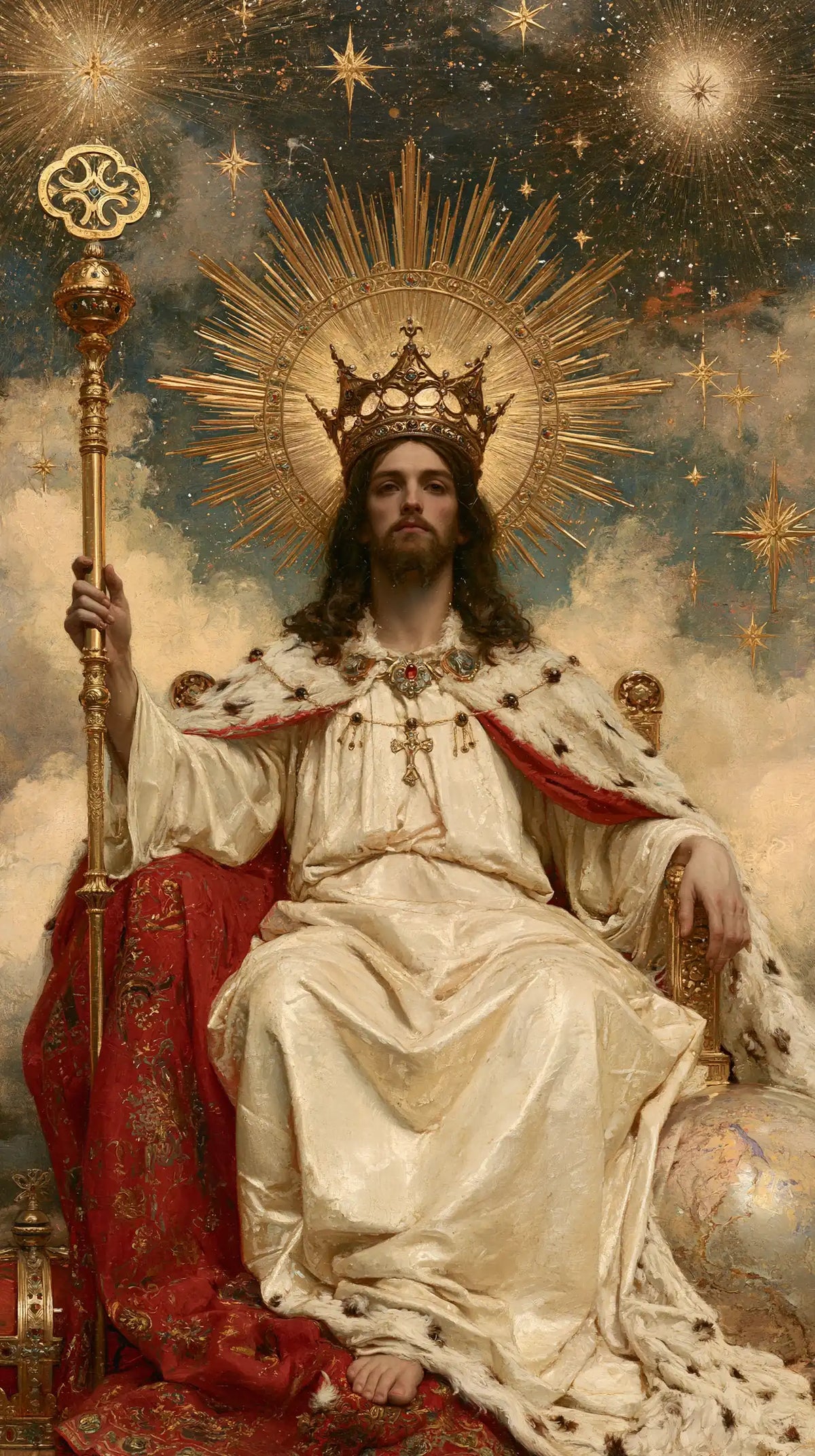 Jesus the King - Symbolist · Portrait n° 5